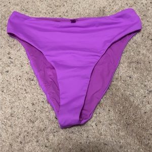 NWT Skims Recycled Swim Mid Waist Bottom Violet